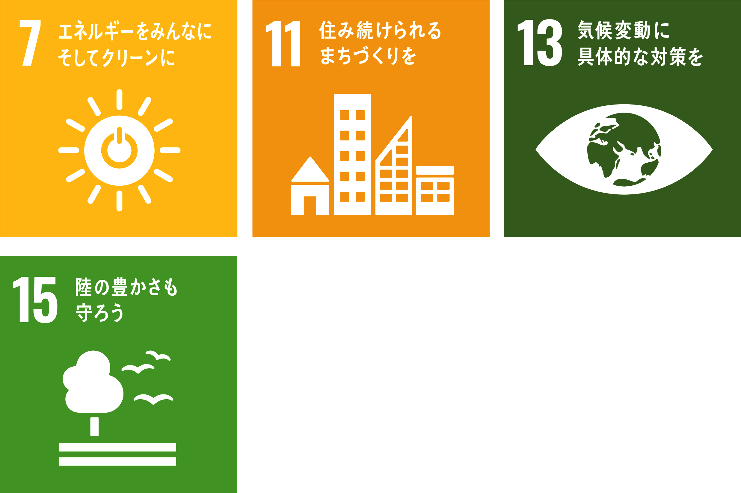 sdg icon 07 11 13 15 ja 2