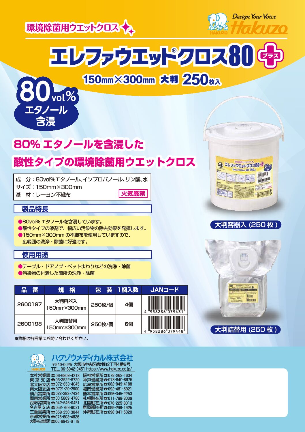 エレファウエットクロス80プラス